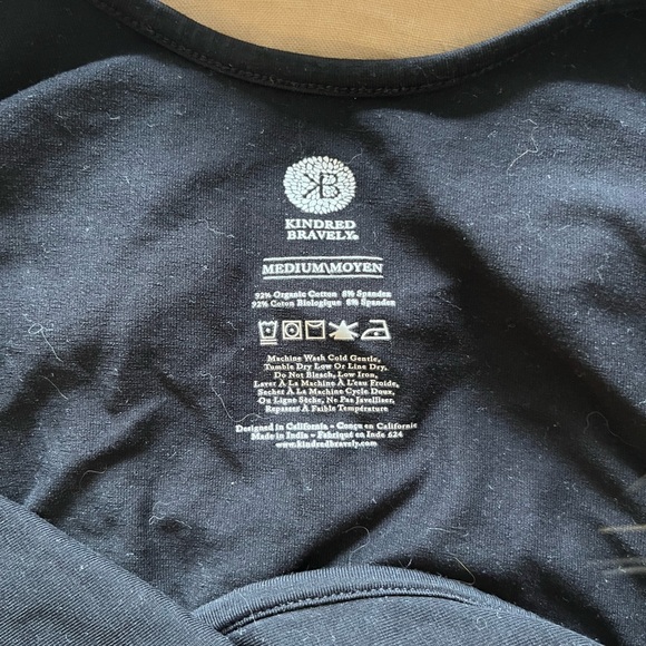 Kindred Bravely Organic Cotton Wireless Nursing Bra - Picture 3 of 4